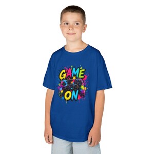 Game On Colorful Controller Kids T-Shirt | Gamer Design