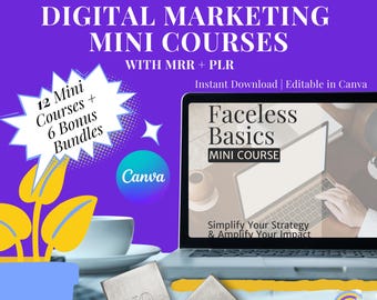 Digital Marketing Mini Courses with MRR + PLR