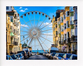 Descarga digital / Noria de Brighton / Decoración de pared de Brighton