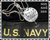 proud navy mom necklace