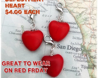 Add a deployment RED Friday heart to any order