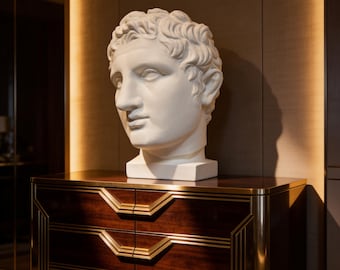 Apoxyomenos Skulptur Gipsbüste | Personalisiertes Geschenk I Klassisches Dekor | Minimalistische Skulptur | Geschenk für Ihn I Luxus Geschenk