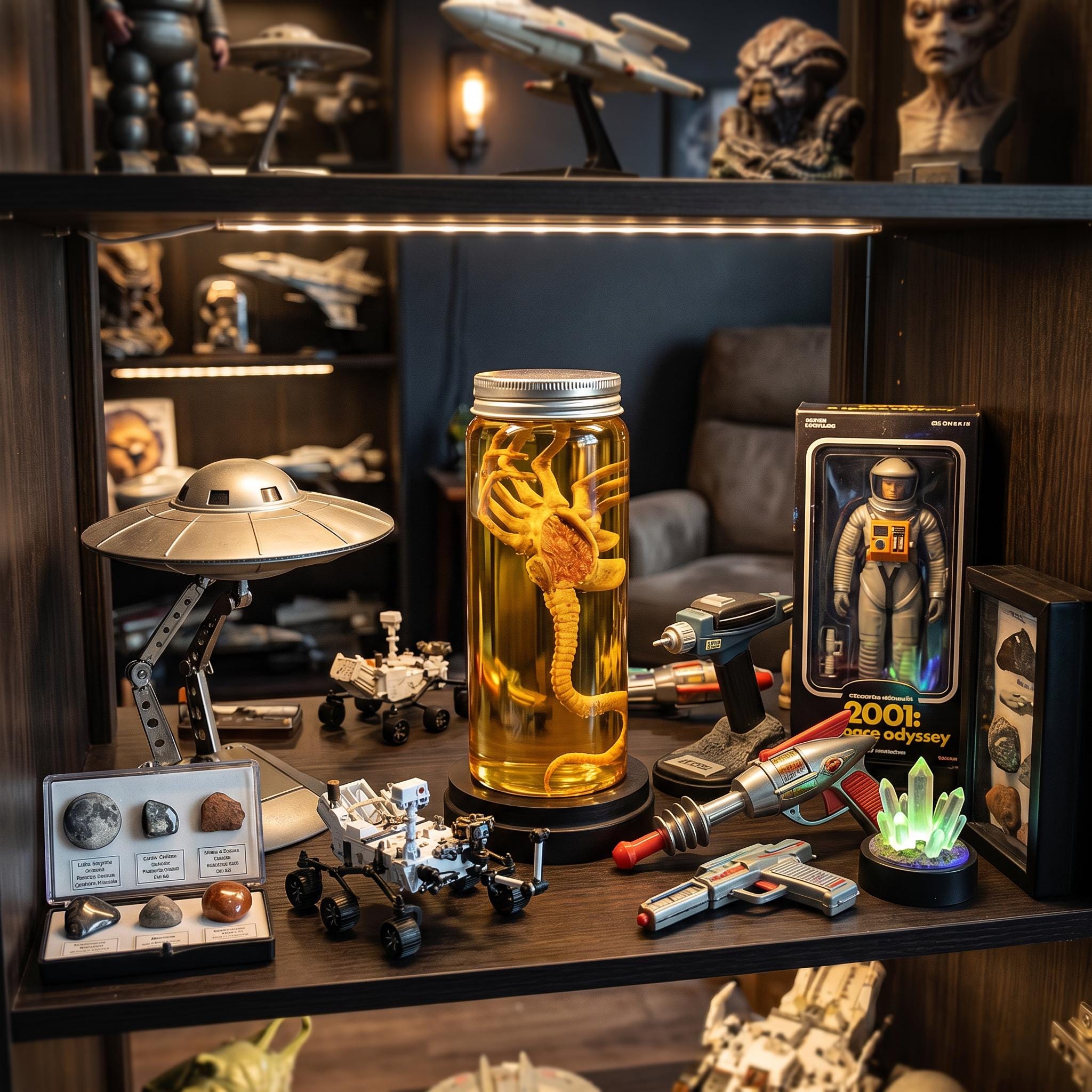 Alien Specimen Jar Facehugger Replica Sci Fi Horror Decor Movie Prop ...