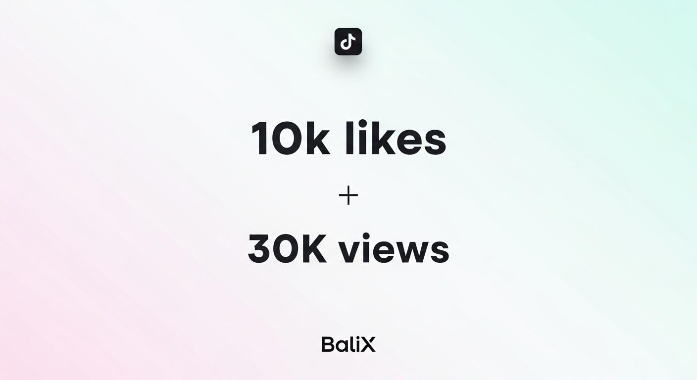 10000 TikTok Likes + 30000 Views | Social Media Boost | Real And Fast Delivery Service | No Bots