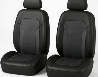 4PCS Cooling Car Seat Covers, Breathable Mesh with Foam Padding, Universal Car Seat Protector for SUV, Reduces Back Sweating (Black)