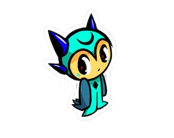 Neptune Character Sticker | Kiss-Cut Vinyl Sticker