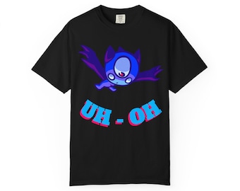 "Nitro UH-OH Unisex Garment-Dyed-T-Shirt."
