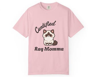 Zertifiziertes Rag Momma T-Shirt | Ragdoll Katzenmama T-Shirt