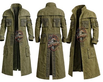Nowa kurtka Fallout NCR - kurtka przeciwdeszczowa Captain Rex Endor, kurtka taktyczna Rebel Commando Canvas