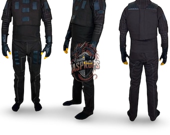 Din Djarin Mandalorian Flight Suit i Flak Vest Cosplay Costume Set Beskar Armor Under-Suit