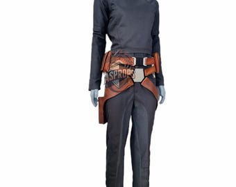 Zestaw pasów do kostiumu Sabin Wren Cosplay z serii Ahsoka, bawełniany kostium Mandalorian Rebel, kabury Westar