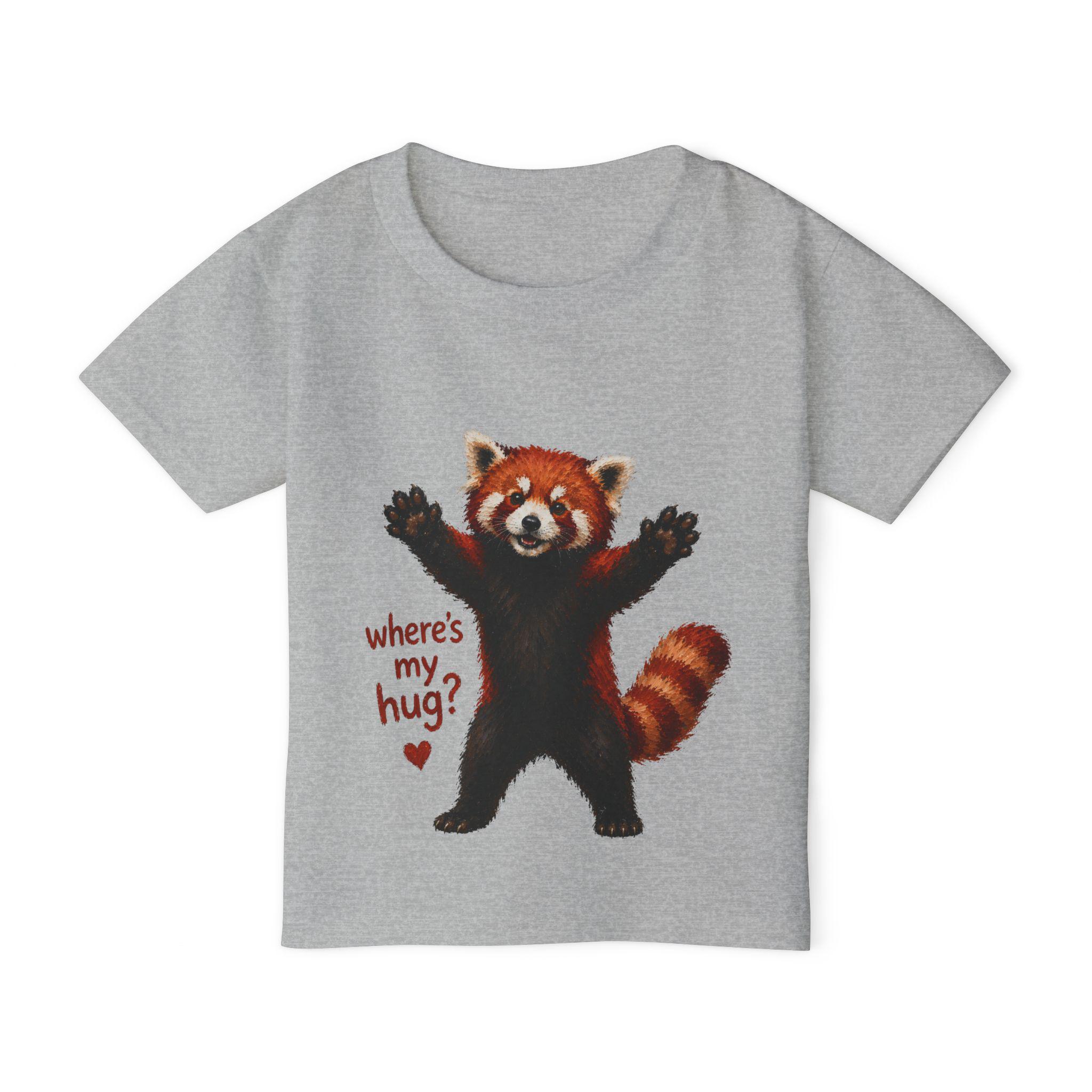 Hug A Red Panda Red Panda Hug Illustration Toddler T-shirt |