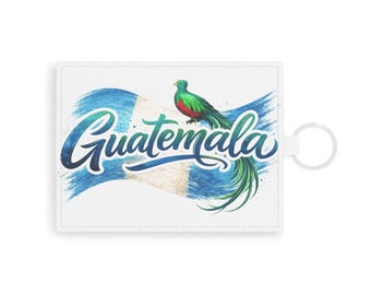 Guatemala Quetzal Kartenhalter | Saffiano Leder Geldbeutel