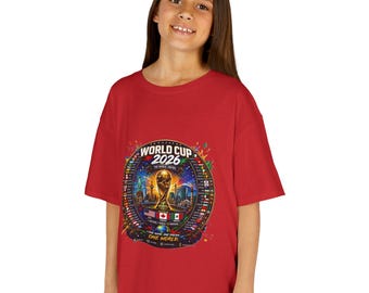 T-shirt enfant Coupe du Monde de Football 2026 | Graphisme Tournoi de Football