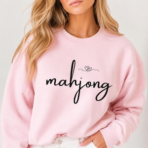 Mahjong SVG Bundle PNG, Coquette Mahjong Shirt Design, Minimalist Mahjong Heart SVG, Mahjong Clipart Bundle, Mahjong Lover Sublimation