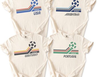 Comfort Colors World Cup Tee | USA, Brazil, England And More | Unisex Garment-Dyed T-shirt