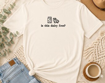 Is this Dairy Free? Embroidered Pullover Shirt