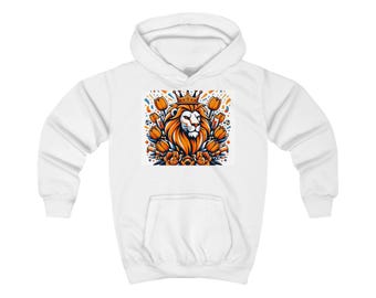 Koningsdag Oranje Kids Hoodie - Retro