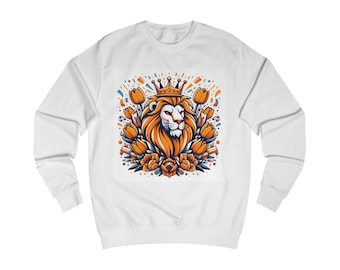 Koningsdag Naranja Sudadera Unisex - Retro