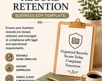 SOP: Compliance & Record Retention