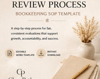 SOP: Performance Review Process | Employee Evaluation Template | HR & Team Development