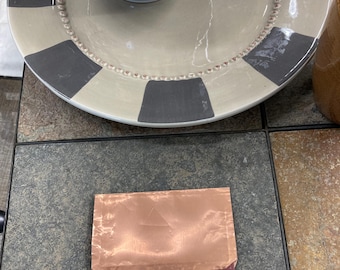 Wedding Copper Table Place Holder~