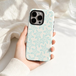 Minimalist Starfish Phone Case Tough Slim Case For iPhone 16 14 13 Pro Max 16e iPhone 16 15 14 Plus 13 12 Mini X XS XR SE iPhone 15 Pro Max