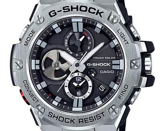 Casio G-Shock Anpassad Graverad G-Steel GSTB100-1A Personlig Rostfri Stålklocka Modifierad Lasergraverad Gåva Herrklocka Lyxig Sportklocka
