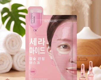 Ceramide Soothing Face Mask – Repairing & Hydrating Sheet Mask for Sensitive, Irritated Skin