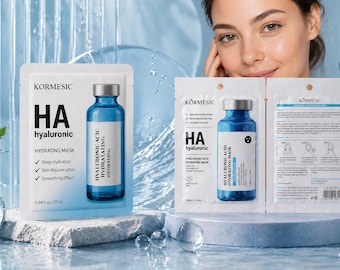 Hyaluronic Acid Face Mask – Deep Hydration Sheet Mask for Smooth, Plump & Glowing Skin