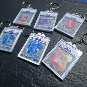 CS2/CSGO Sticker Slab Custom Keychain Singles or Katowice 2014 5 Pack