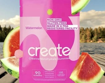 Creatinemonohydraatgummies 1,5 g watermeloenaroma 90 counts