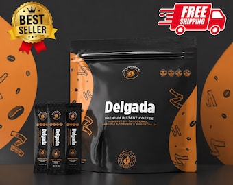 Delgada Instant Coffee with Ganoderma Mushroom Blend