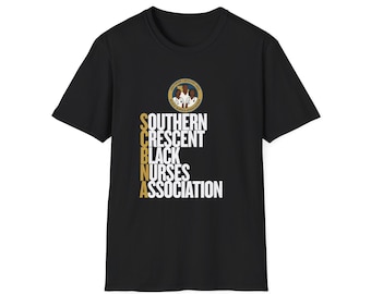 Southern Crescent Black Nurses Association T-Shirt | Nursing Logo Tee