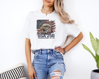 250 Years of Freedom, USA 250 American Independence Unisex T-Shirt