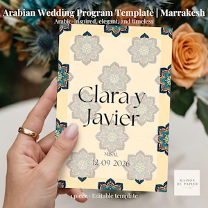 Catholic Wedding Program Template, Printable Church Ceremony Booklet, Religious Marriage Guide, Editable Order of Service