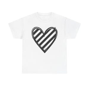 T-shirt med textblockmönster | Vit grafisk t-shirt, upprepande typografi