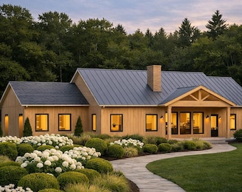 Selden House Plan • 3 Bed Traditional Home • Oversized Ranch w/Walk Out Basement 4743 Sq Ft (PDF Drawings)
