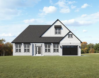 Fisher Island Modern Coastal Cottage House Plan • 3 Bed One-Story Blueprint (PDF)