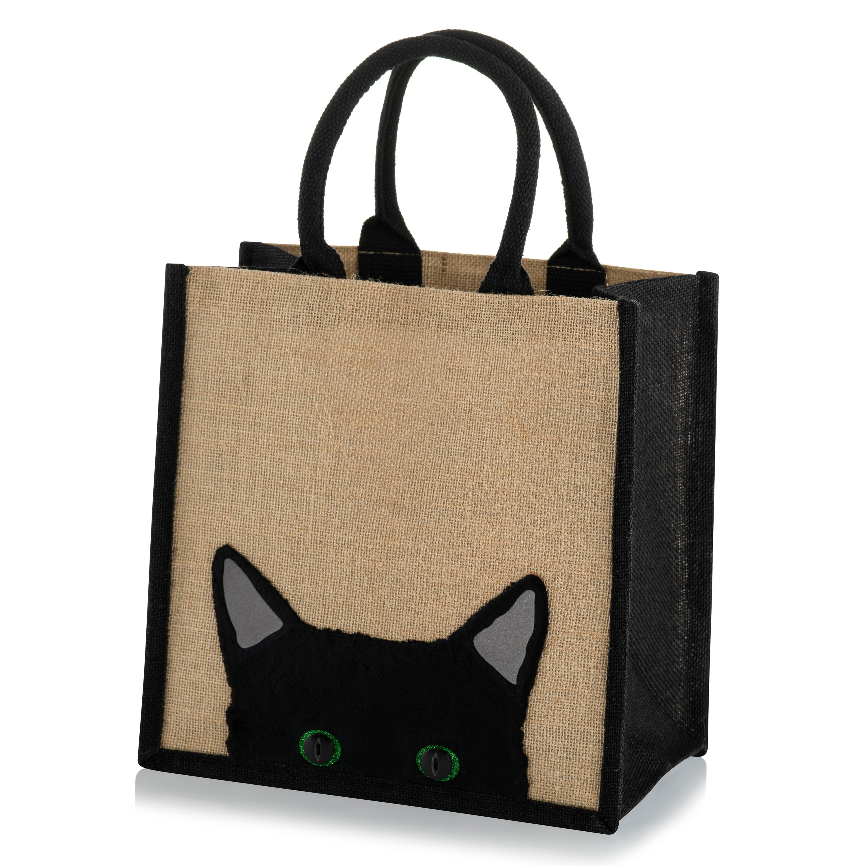 Mummy u0026 Me Mini Me Peekaboo Black Cat Shopping Bag and Small Lunch Bag 2  Bags for You and Your Little One Mothers Day Gift - Etsy