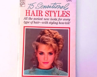 1983 75 Sensational Hair Styles - Dell Purse Book - Instructional Manual