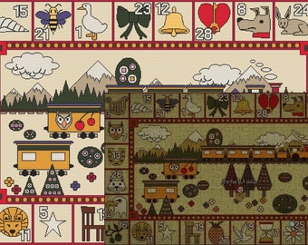 Camille's Needlepoint Pattern - Last Train to Blue Moon Canyon - Etsy