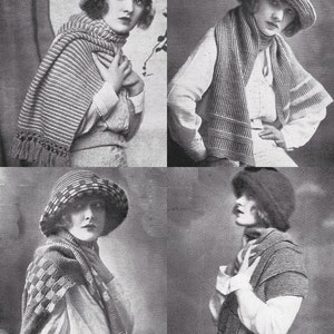 1922 - 10 Hat and Scarf Patterns