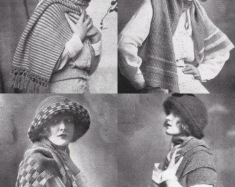 1922 - 10 Hat and Scarf Patterns