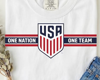 USA Fußball PNG 2026 – One Nation One Team Fan-Design, WM-Download, Sublimation, T-Shirt-Druck, 4 PNG-Fußballgeschenke