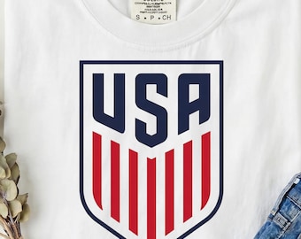 USA Soccer Crest SVG PNG – National Football Team Logo Cut File | Digital Download | Cricut Silhouette