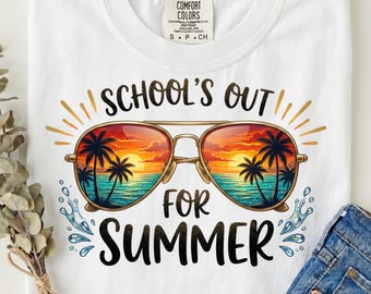 Schools Out for Summer Png,Preppy Last Day Of School Png, Striped Smiley Face Summer Png, Schools Out Png, Kids Png Digital download