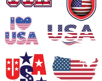 USA Soccer 2026 PNG Bundle | 5 Patriotic American Football Designs | DTF Sublimation Cricut Digital Download Instant