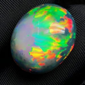 Natural Black Opal, Welo Black Opal, 16.40 Carats Diffused Opal For Ring Making & Custom Jewellery.
