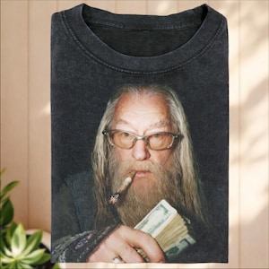 Dumbledore rolig t-shirt, Harry Potter trollkarlströja, Hogwarts-fangåva, Albus Dumbledore Comfort Colors 1717 vintage-t-shirt